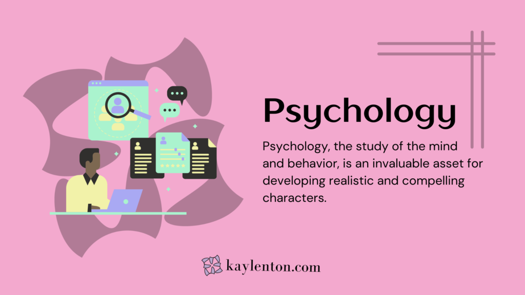 Use psychology to help creative writing and crafting realistic, compelling characters.